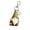 Gnome, variant on MInHoues Cute Gnome Keychain Charms, Resin Decorative Bag Pendant Key Rings with Blank Metal Tag, Lobster Clasp Accessory for Backpack Purse Handbag Daily Gift‑Giving Decoration