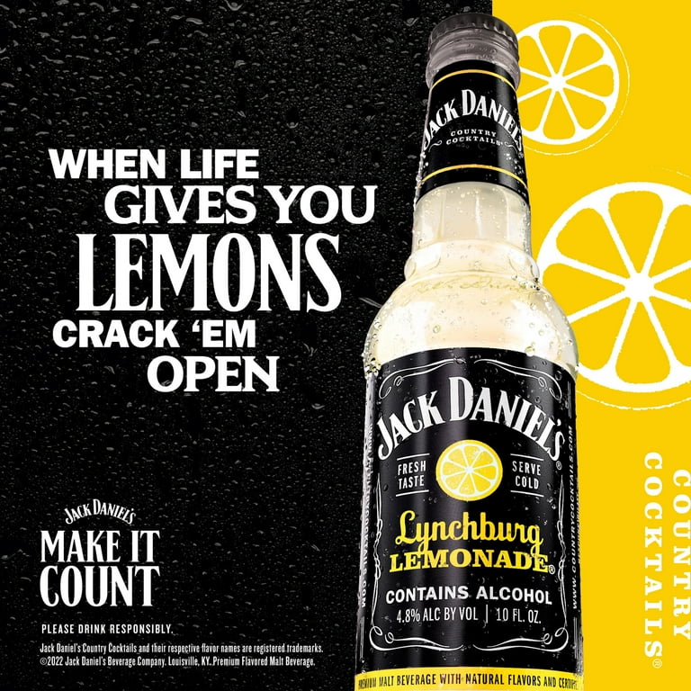 Jack Daniel's Lynchburg Lemonade Malt Beverage, 6 pk, 10 fl oz