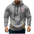 thumbnail image 2 of JUSLIO Hoodies for Men Half-Zip with Pockets Everyday Wear Long Sleeved Zipper Hooded Sweatshirts, 2 of 5
