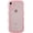 Pink, variant on MYKOMI for iPhone Xr Case,Solid Color Curly Wave Frame Clear Soft Phone Case