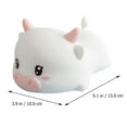 thumbnail image 3 of Cartoon Calf Silicone Night Light Soft Cute USB Charging Pat Light Touch Control Switch Light LED Atmosphere Table Lamp with Multiple Lights for Bedroom, 3 of 9