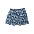 thumbnail image 6 of TiaoBug Men's Summer Swim Trunks Printed Loose Surf Boxers Shorts Beach Swimwear Leavrs S, 6 of 7