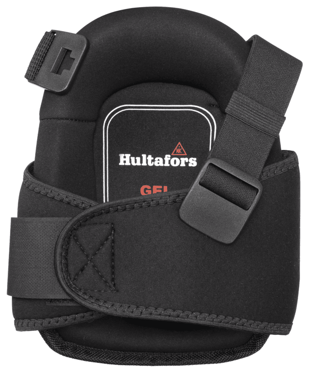 CLC Hultafors Work Gear 23.6 in. L X 22 in. W Cushion Cap Knee Pads Black/Red