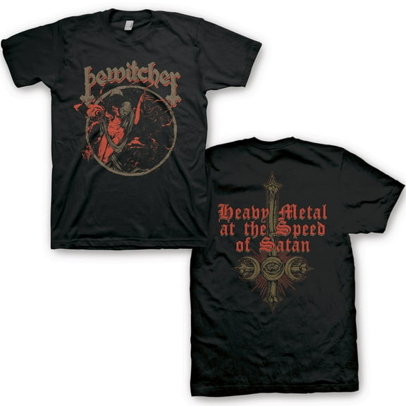 Men's Bewitcher Speed of Satan Tee T-shirt Large Black