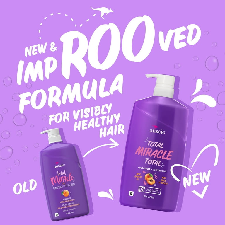 Aussie Total Miracle Hair Conditioner, 26.2 fl oz, 778 ml