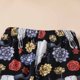 thumbnail image 4 of Conjunto De Algodón Con Cuello Redondo Para Niñas Pequeñas, Ropa De Manga Corta, Pantalones Informales Con Estampado De Vaca, Conjunto De Pantalones Acampanados Odeerbi LM103-7322, 4 of 9