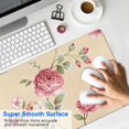 thumbnail image 4 of Long Mouse Pads for Desk,Pioneer Flower Floral Print Pattern Desk Mats on Top Of Desks, Desk Mouse Pad Extra Large with 3mm Non-Slip Base and Stitched Edge for Gaming,Office,Work,Home 31.5"x15.7", 4 of 6
