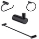 thumbnail image 1 of Juego De 4 Accesorios Para Baño Rubinett Acero inóxidable 304 Negro Mate, 1 of 7