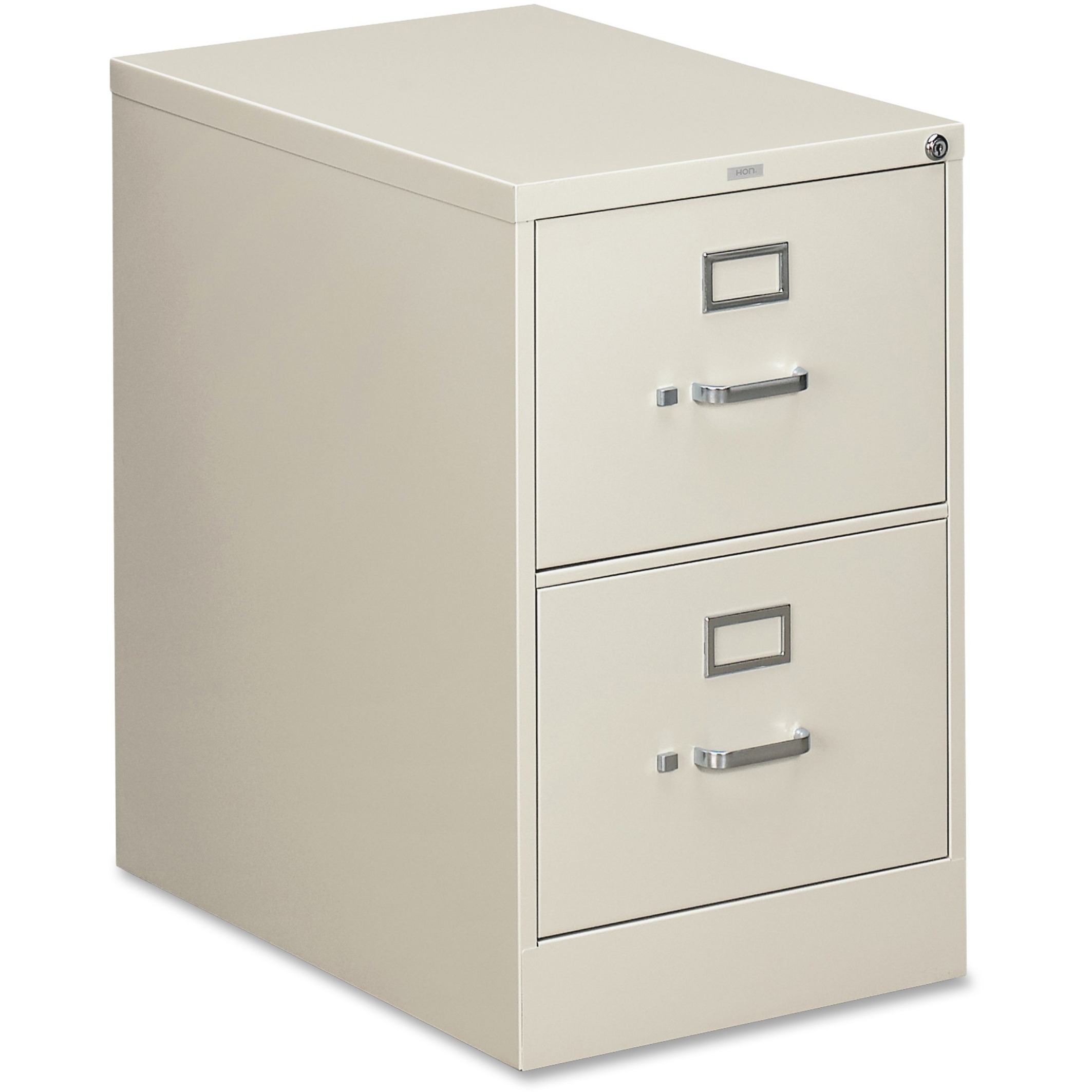 Hon 2 Drawers Vertical Lockable Filing Gray Com