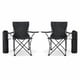 thumbnail image 1 of Sillas Plegables para Camping Pesca Playa y Exteriores de Lona Impermebale con Porta Vaso Ligera - Sillas para Exterior Ergonomica con Estructura de Acero y Funda Transportadora Set 2 Sillas, 1 of 5