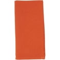 thumbnail image 2 of Fennco Styles Classic Solid Design Napkins, 20-inch Square, Set of 4, (Pumpkin), 2 of 4