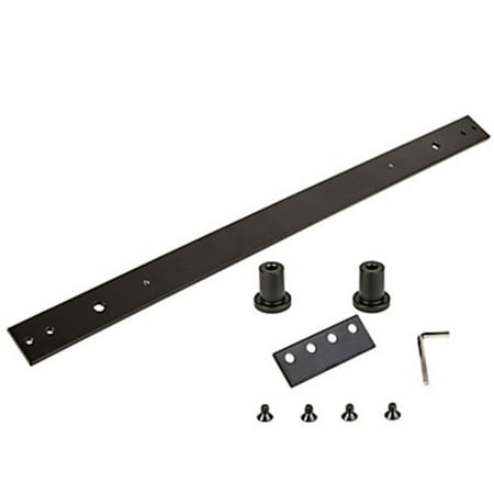 National Hardware N187-060 Oil Rubbed Bronze 24" Sliding Barn Door Track Extension Kit