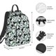 thumbnail image 2 of Disketp Panda And Eucalyptus Mochila Ligera e Impermeable, Mochila de Día Resistente para Viajes, Senderismo y Uso Diario para Hombre y Mujer, 2 of 7