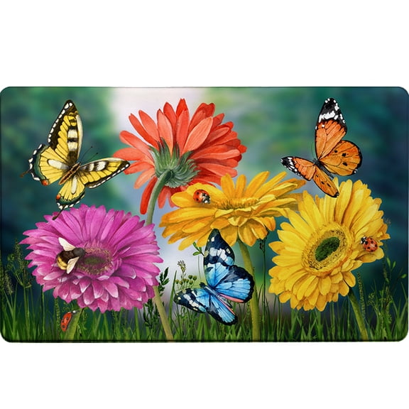 Briarwood Lane Spring Comfort Mat 30x18 Butteflies and Daisies For Spring Comfort Mat