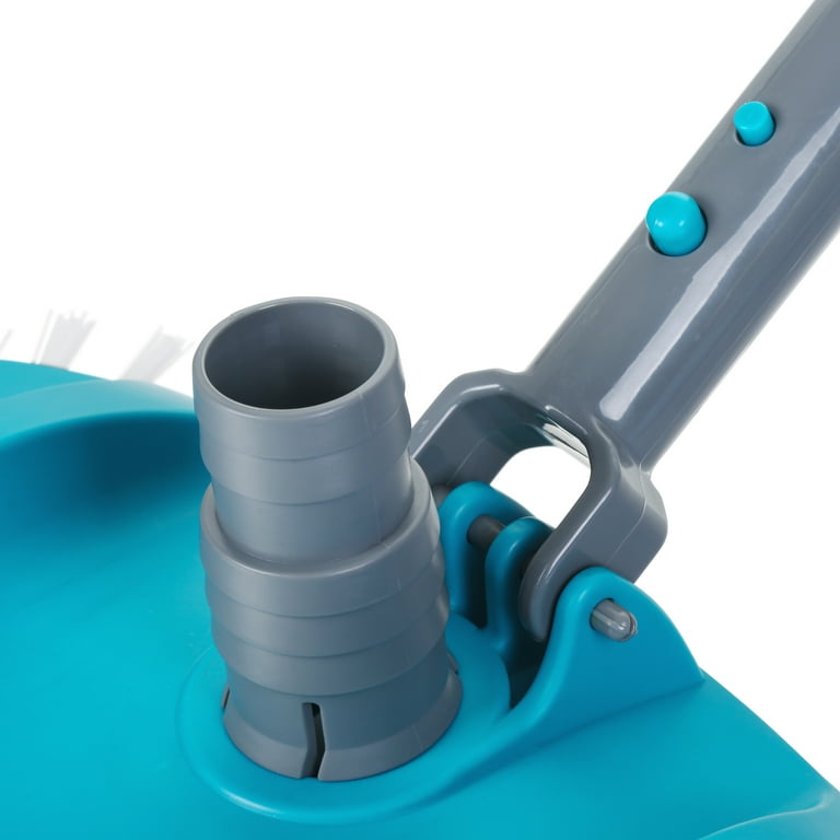 Mainstays Teal & Gray Pool Vacuum with Rotative Brushes
