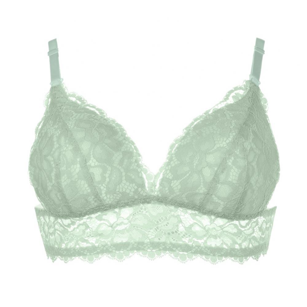 Xmarks Women's Lace Nursing Ultra-Soft and Breathable Wirefree Padded Breastfeeding Maternity