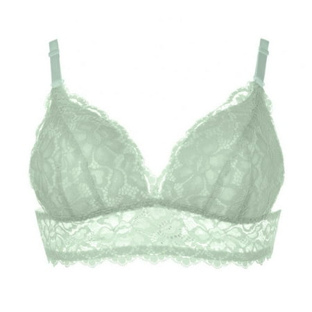 

Popvcly Women Breast Feeding Maternity Nursing Bra Floral Lace Wirefree Pregnant Breastfeeding Underwear