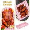 thumbnail image 4 of Uxcell Wax Paper Sheets for Food Grease Resistant Sandwich Wrapping Paper Checkered Pink White 7.09'' x 7.09'', 4 of 7