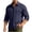Dark Blue, variant on Kezqiaxn Mens Button Down Shirt Quick Drying Long Sleeve Breathable Work Shirts with Pockets Plus Size Fashion Mens Clothes