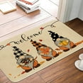 thumbnail image 5 of Fall Door Mat Outdoor Decorative Gnomes Welcome Mat for Front Porch, Non Slip Fall Doormat for Outside Entrance, Autumn Thanksgiving Farmhouse Floor Mats Indoor 17X30 Inch, 5 of 6