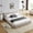 Beige, variant on Harper & Bright Designs Queen Size Upholstered Bed Frame with Headboard and Solid Frame, Modern Chenille Platform Bed for Bedroom, Beige