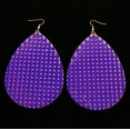 thumbnail image 2 of Mi Amore Dangle-Earrings Purple/Gold-Tone, 2 of 5