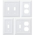 thumbnail image 4 of Franklin Brass W35266-PW-C Classic Beadboard Single Wall Plate, Duplex, 4 of 8