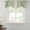 Green, variant on Yellow Beige Striped Tie Up Valance Curtains for Windows, Kitchen Curtains Window Treatments, Modern Farmhouse Retro Lines Short Window Shades Valances for Bedroom Bathroom Cafe 42"x18"