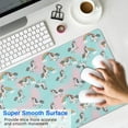 thumbnail image 4 of Long Mouse Pads for Desk,Blue Cartoon Unicorn Rainbow Cloud Desk Mats on Top Of Desks, Desk Mouse Pad Extra Large with 3mm Non-Slip Base and Stitched Edge for Gaming,Work,Home 35.4"x15.7", 4 of 5