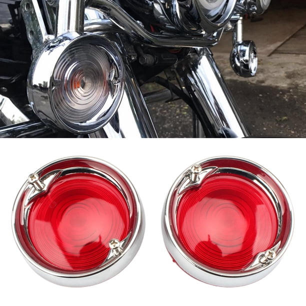 Cubiertas de Lentes de Luz de Señal de Giro Baoblaze Rojo 75 mm Lente de luz de señal de giro