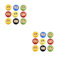 thumbnail image 2 of Minnieouse 100 Pieces Wood Buttons Mixed Cartoon Animals Monkey Button Cute Headwear Crafts Scrapbooking Accessories Style Fasteners 2Conjunto, 2 of 6