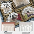 thumbnail image 5 of Maltese Dog Blanket, Fleece Throw Blanket for Couch Bed, Soft Cozy Warm Flannel Blankets and Throws for Sofa Living Room, Gifts for Dog Lovers, 50" x 60", 5 of 6