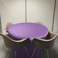 thumbnail image 3 of Universal Round Elastic Tablecloth Secure Fit With Corner Bands For Large Circular Dining, 3 of 4