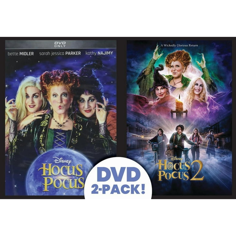 Hocus Pocus 1 and 2 DVD 2 Film Set - Walmart.com