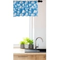 thumbnail image 3 of Ambesonne Cloud Window Valance, Clouds Duck Bear and Rabbit, 54" X 18", Blue and White, 3 of 3