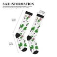 thumbnail image 2 of Compression Socks For Women And Men - Wine Print Purple Compression Socks Circulation For Workout, 2 of 2