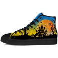 thumbnail image 3 of Aidianart Halloween Pumpkin High Top Shoes Womens High Top Canvas Sneakers Size 8, 3 of 5