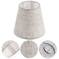 thumbnail image 4 of MasteelfCA 1pc Cloth Lampshade Lamp Cover Chandelier Wall Lamp Accessory Lamp Dust Cover, 4 of 7