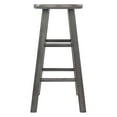 thumbnail image 3 of Winsome Ivy 24" Counter Stool Gray Finish, 3 of 5