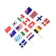 thumbnail image 4 of EeaseMX 50 palillos de bandera nacional, palillos de dientes, palitos de cóctel, sándwiches, frutas, pasteles, cupcakes, suministros para fiestas (estilo mixto), 4 of 7