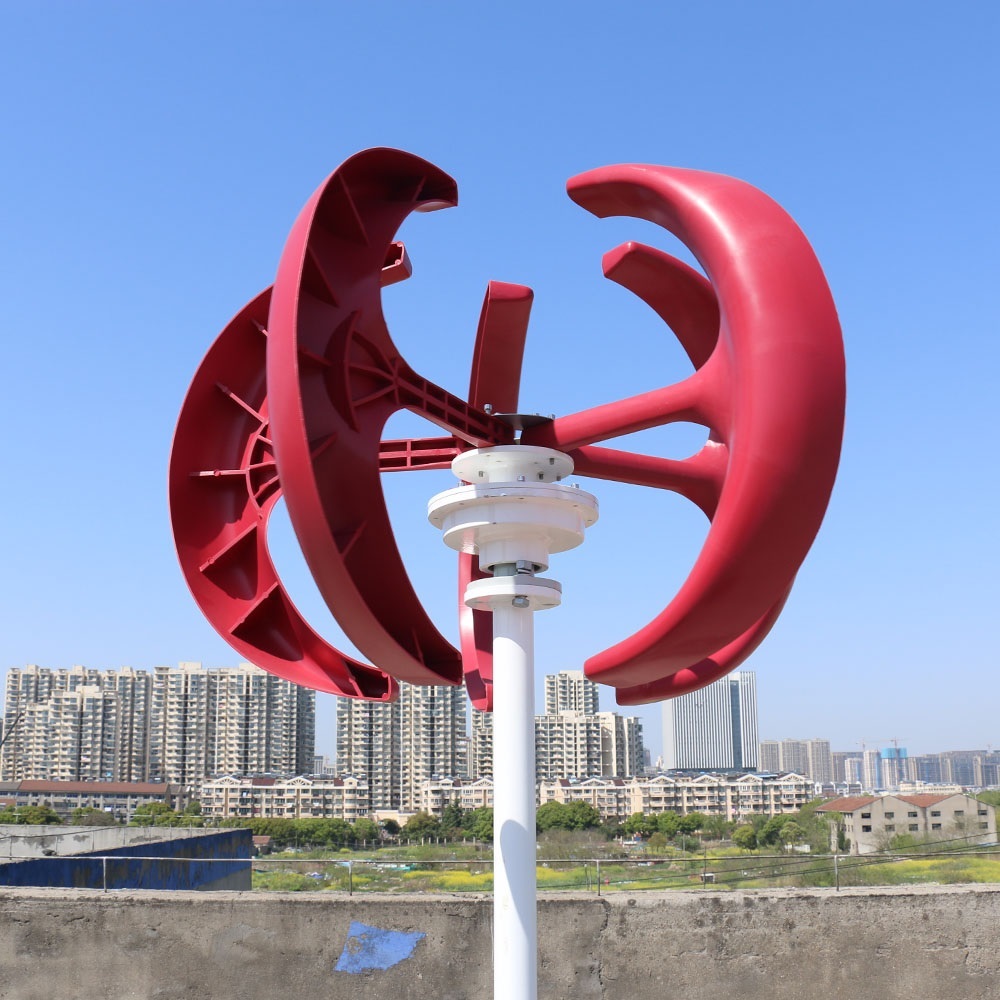 Home Low Noise 5000W 12V 24V 48v Vertical Wind Turbine Power Generator Free Energy Windmill Permanent Maglev With Controller
--------
Wide Use