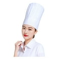 thumbnail image 1 of Visland Chef Hat Adjustable Elastic Adult Baker Cooking Cap Soft Breathable Height Thickness Kitchen Tools for Baking Art Classes Parties, 1 of 8