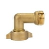 Camco 90-Degree Hose Elbow for RVs - Solid Brass Construction, Certified Lead-Free (22505)