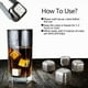 thumbnail image 3 of Cubitos De Hielo De Metal, Cubitos De Hielo De Acero Inoxidable De Molienda Suave No Tóxicos Con Caja Para Whiskey, 3 of 7