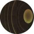 thumbnail image 1 of Ahgly Company Indoor Round Patterned Night Black Area Rugs, 8' Round, 1 of 6