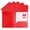 Red, variant on 50-Pack Red Plastic Folder with Pockets, Letter Size PP Folders with Business Card Slot, 2 Pocket File Folders, 11.4x9.3 Inch