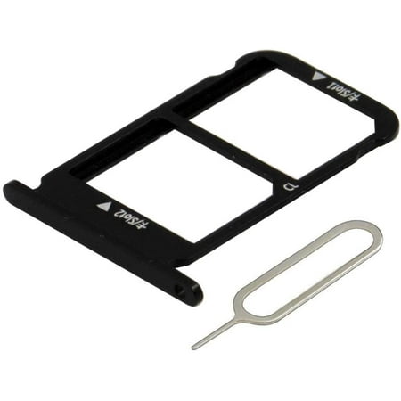 Replacement Dual Sim Card Tray Compatible For Xiaomi Redmi 8A (Midnight Black