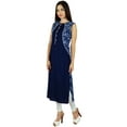 thumbnail image 3 of Bimba Women Kurta Straight Designer Kurti Summer Tunic Indian Ethnic Blouse, 3 of 9