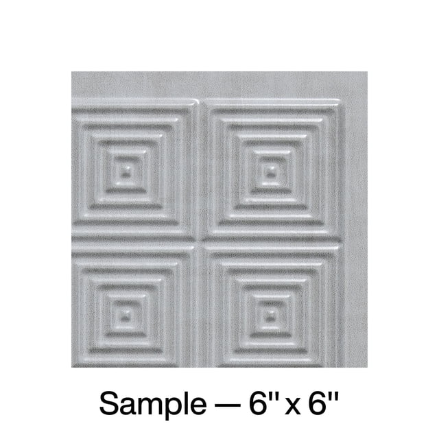 FASÄDE Miniquattro Decorative Vinyl Backsplash Panel in Cashmere (6X6 Inch Sample)