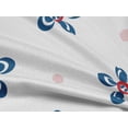 thumbnail image 4 of oneOone Rayon Navy Blue Fabric Florals Sewing Craft Projects Fabric Prints By Yard 56 Inch Wide, 4 of 8
